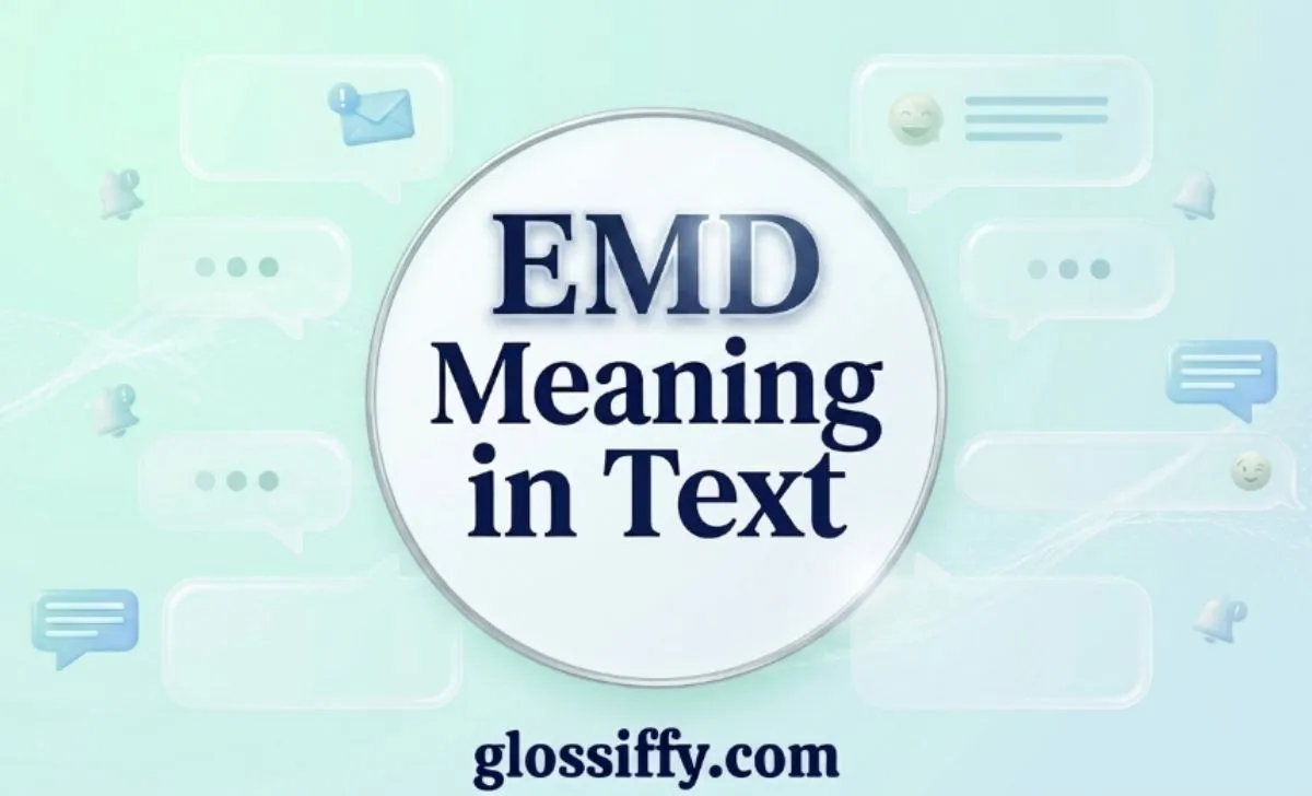 EMD Meaning in Text