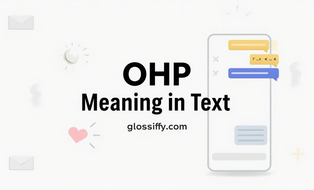 OHP Meaning in Text